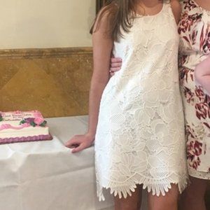 Lily Pulitzer White Lace Dress